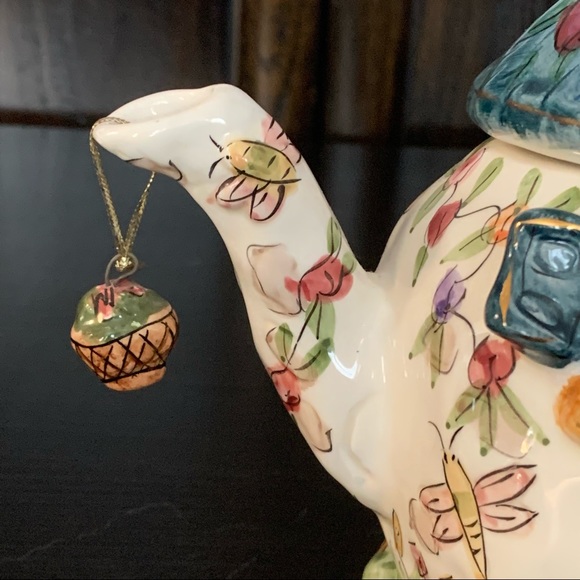 Vintage Dragonfly Teapot Candle Holder - Picture 6 of 16